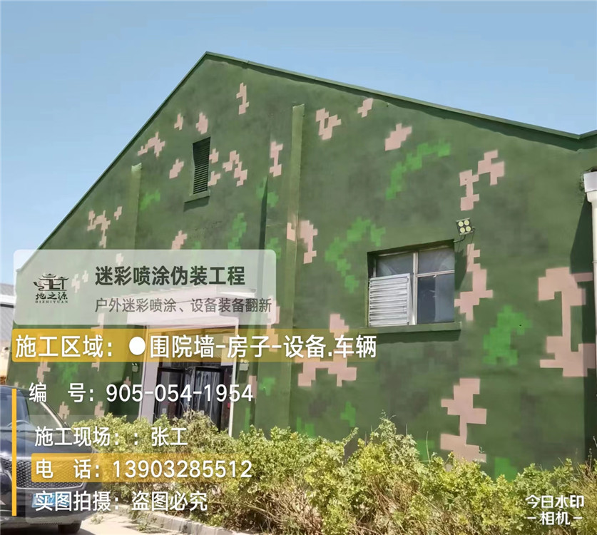 南川外墙数码迷彩漆施工报价清单（100㎡标准墙面测算）